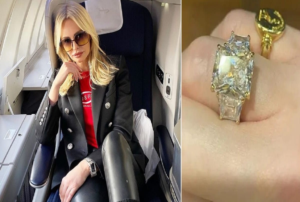London Model Amanda Cronin accepts engagement ring despite turning down mans proposal