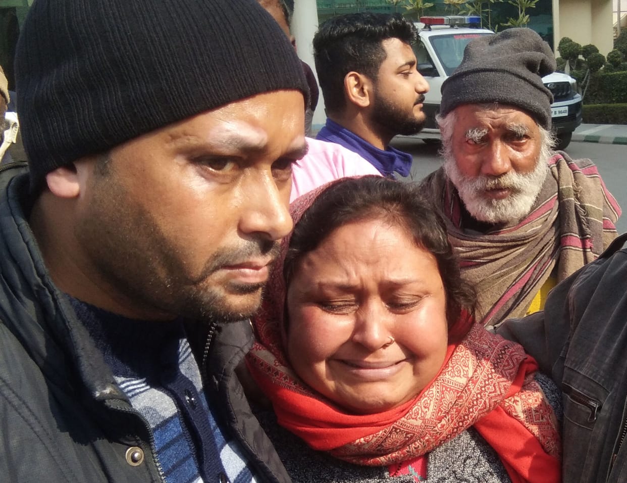patient's death in hospital of faridabad