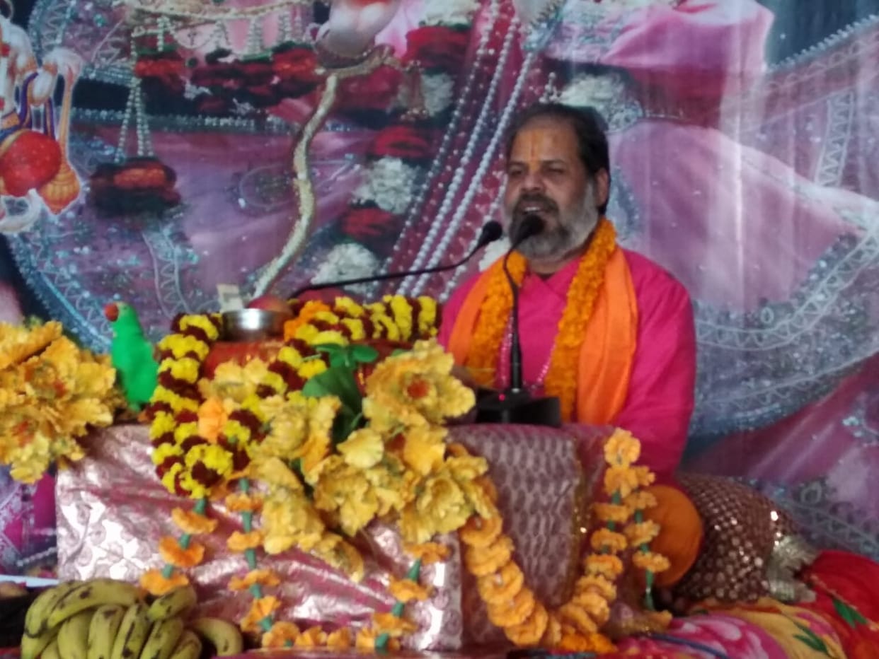 fourth day of aazad chownk bhagwat katha