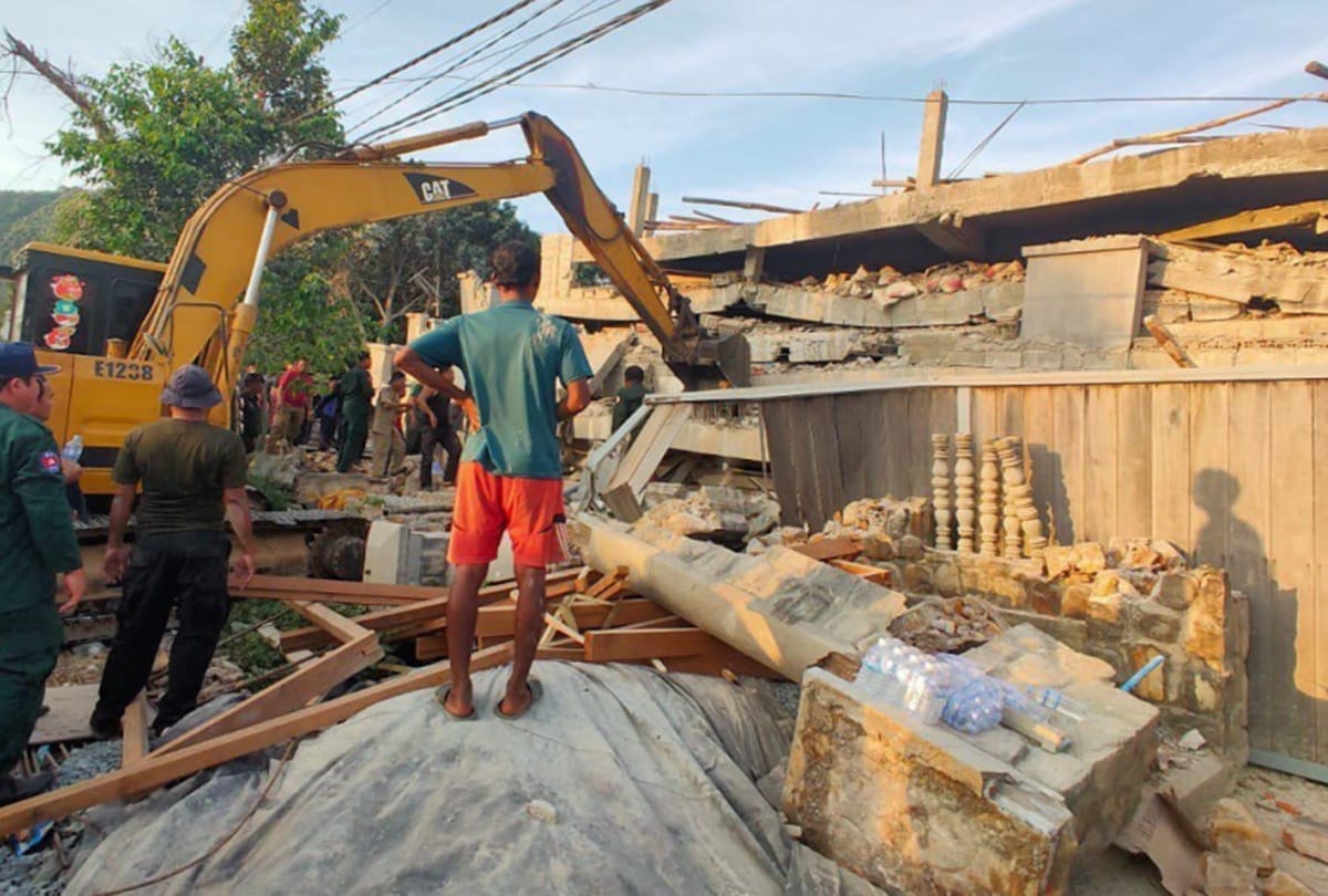 Building collapses in Cambodia, death toll rises to 29