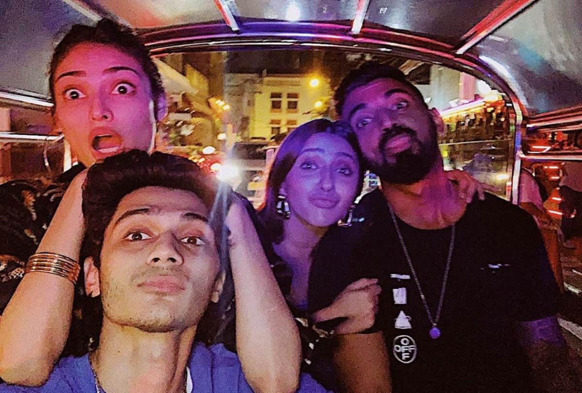 athiya shetty comment on kl rahul picture during thailand vacation