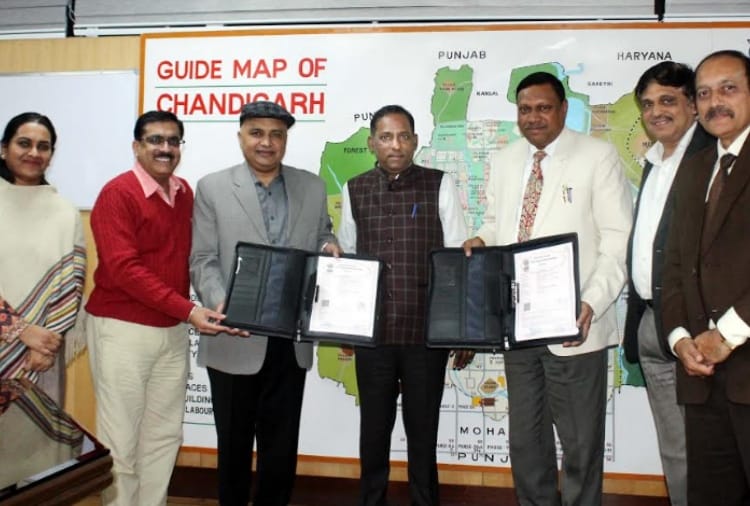 Chandigarh Municipal Corporation signs MoU with NITTTR