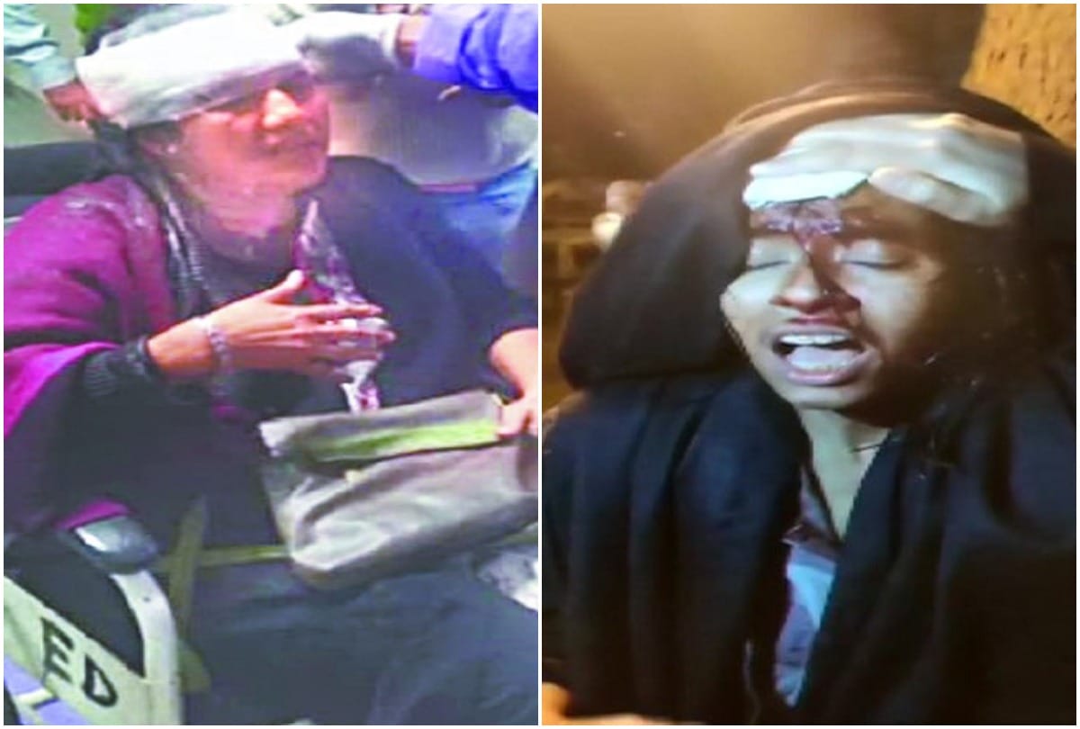 jnu students beaten in campus, opposition attacks on government rahul gandhi kejriwal 