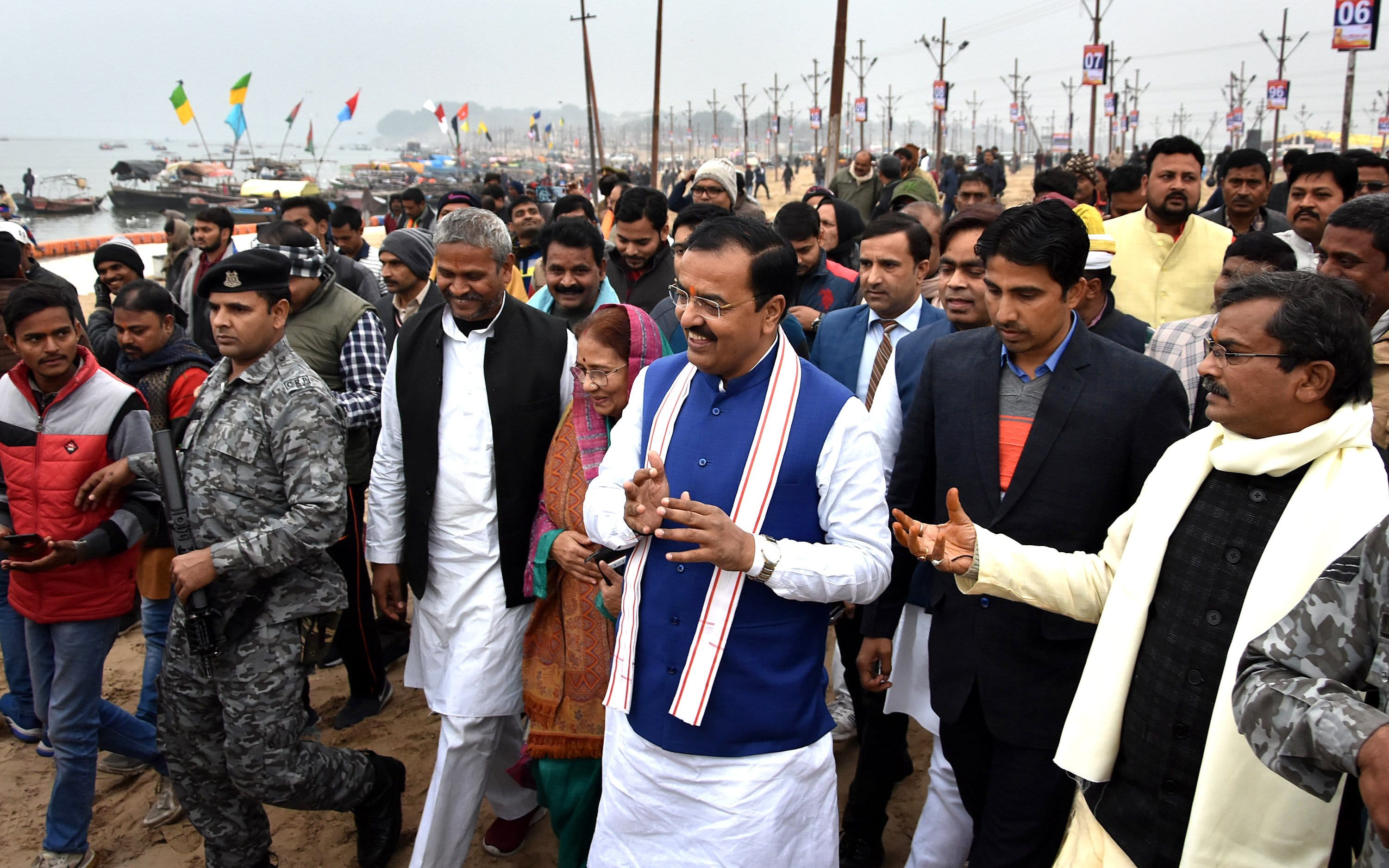 Keshav furious after seeing incomplete preparations for Magh fair, reprimanded officers