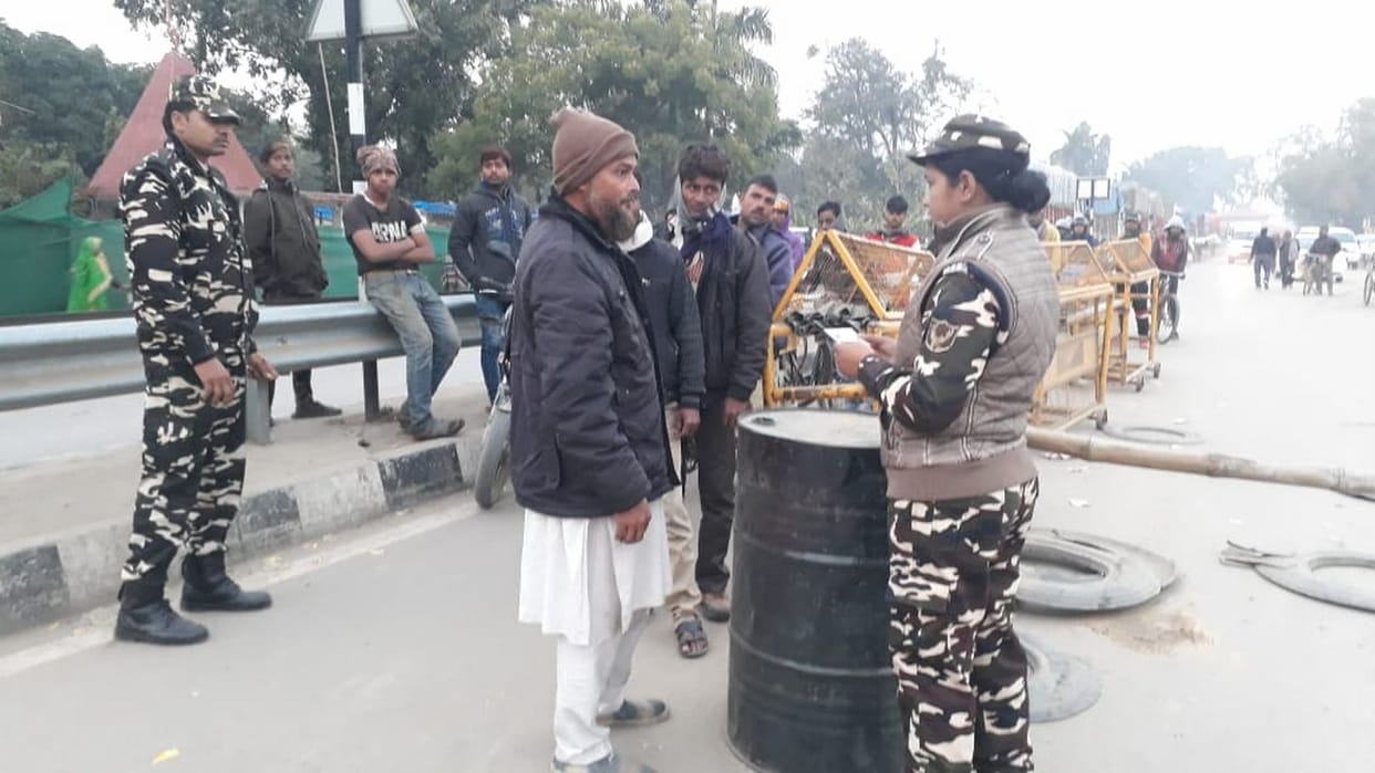 Border alert due to information of infiltration of terrorists