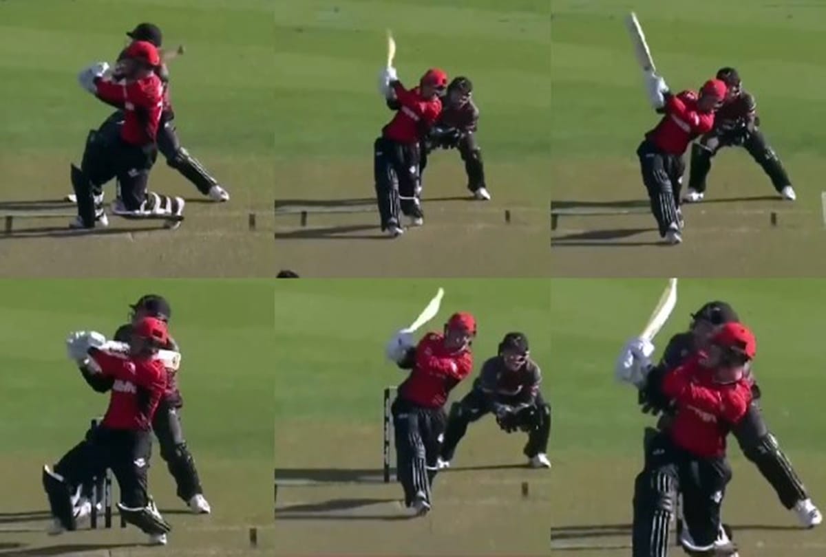 Leo Carter Smashes Six Sixes in an Over in New Zealand Super Smash T20 Competition