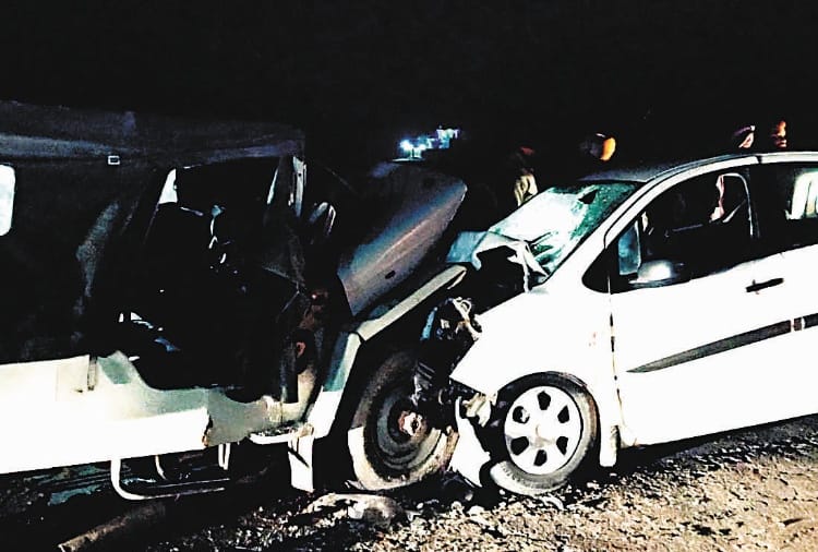 Three person died in road accident at Jaito of Punjab