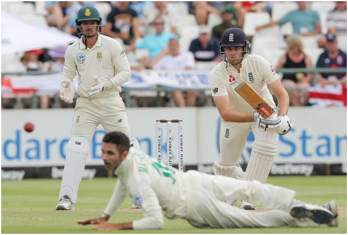 SAvENG 2nd Test Sibley closes in on maiden half century as England edge ahead