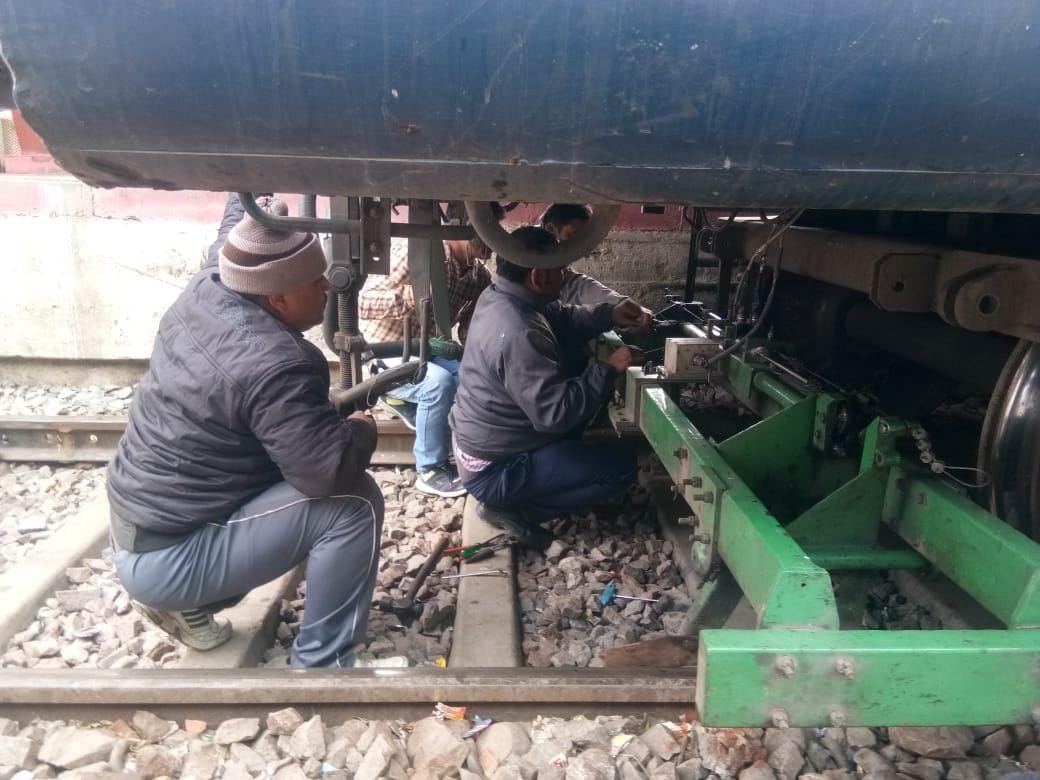 RDSO team tested quality of track
