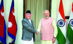 के पी शर्मा ओली और नरेंद्र मोदी