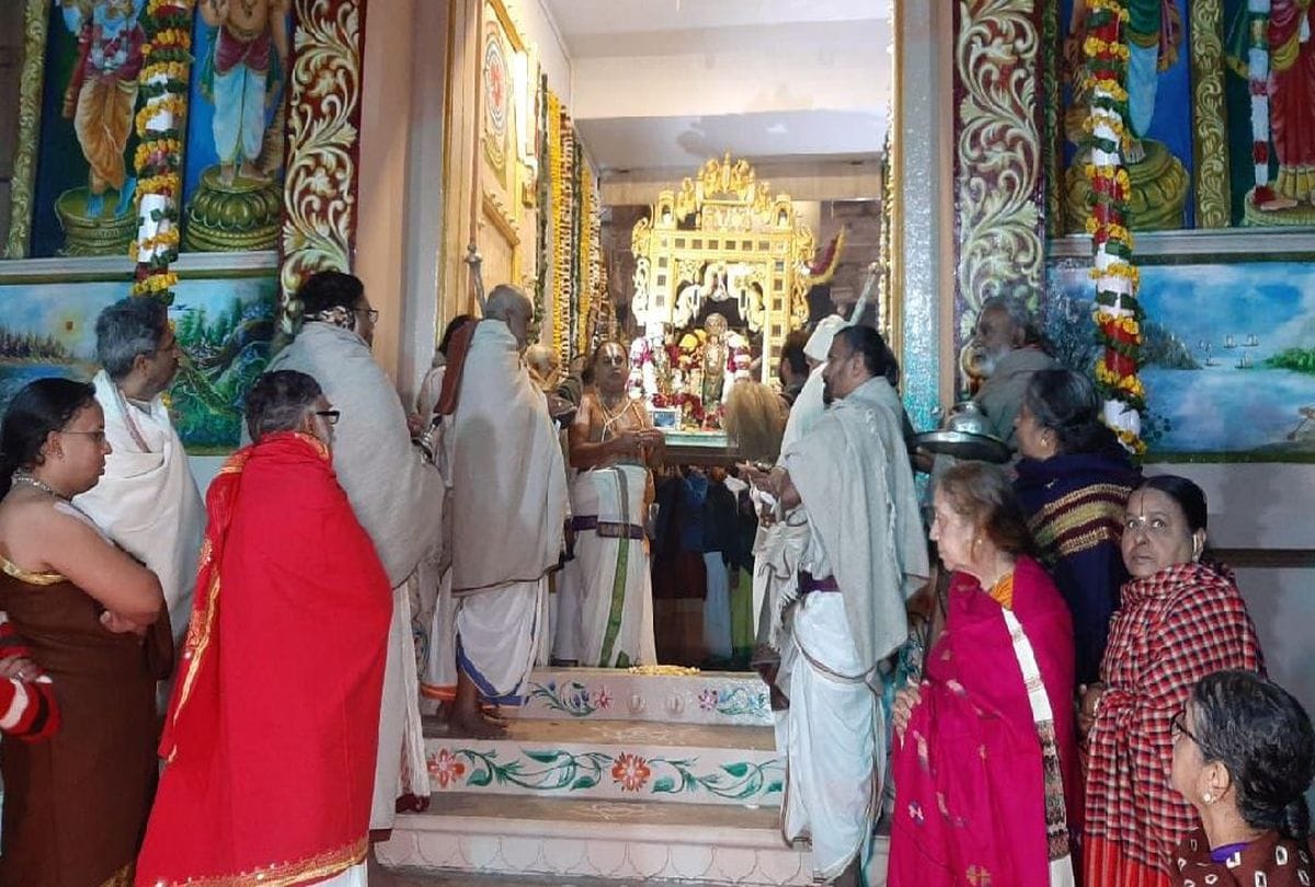 vaikuntha ustav celebration in rangnath temple vrindavan
