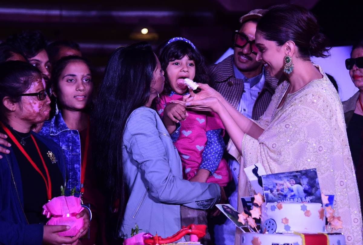 Deepika Padukone celebrated her birthday with acid attack survivors in lucknow