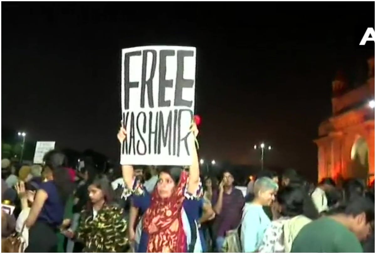 JNU violence Free Kashmir poster, Devendra Fadnavis asks Uddhav Thackeray do you have this tolerance