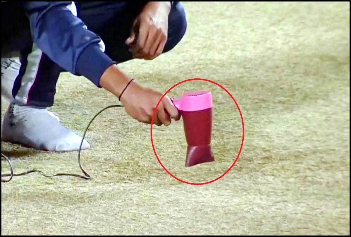 IND Vs SL, 1st T20I: Worlds Richest Cricket Board BCCI Uses Hair Dryer And Steam Iron