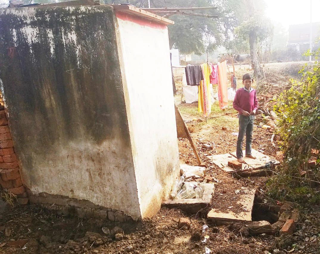 Gram panchayat Egauna is ODF in paper