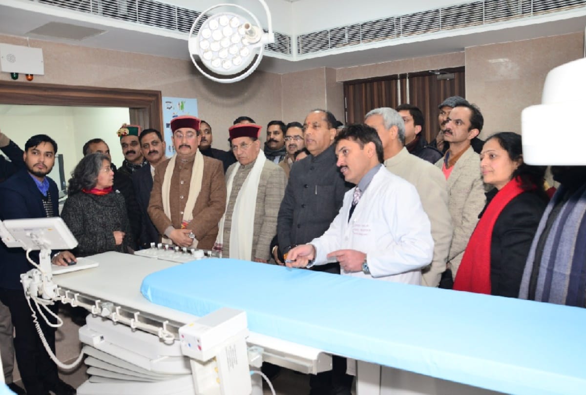 Test fee not fixed, inauguration of Angiography machine from CM in IGMC