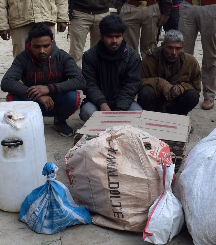 Illegal liquor was being sold on government shops
