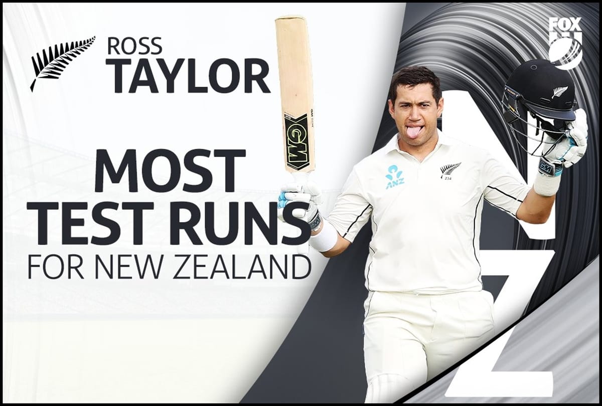 NZvAUS: Ross Taylor becomes New Zealand leading run scorer in Test cricket