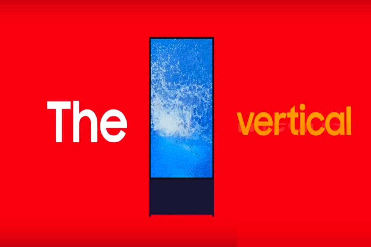 Samsung Sero tv Is A Vertical 4K TV Perfect For TikTok And Instagram Launched in CES 2020