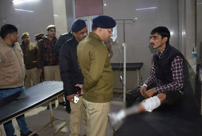 firing in mainpuri court of uttar pradesh