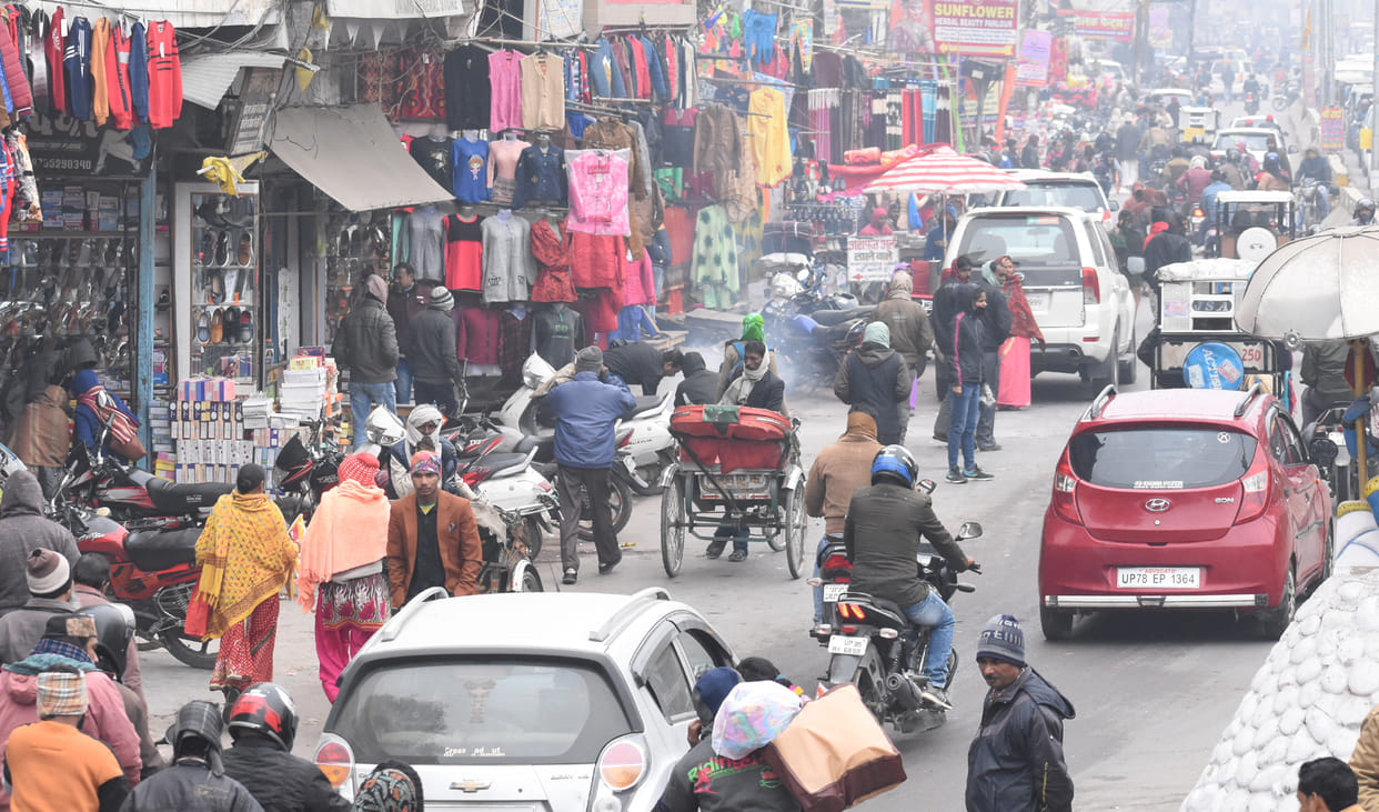 Two hours jammed in Sadar Bazar