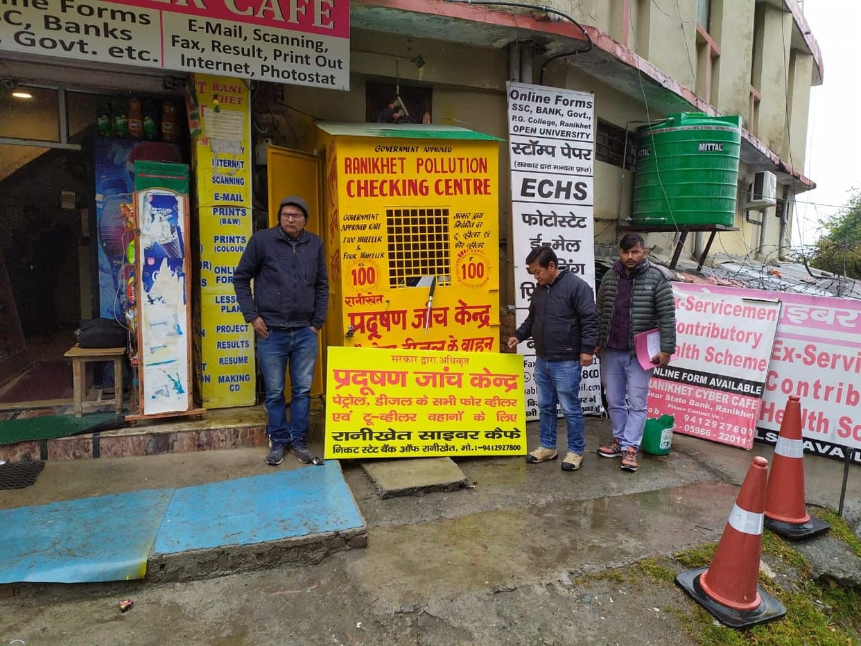 Way clear for opening of vehicle pollution investigation center in Ranikhet