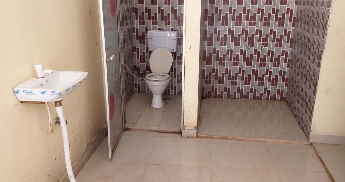 The municipality has cleaned the toilets