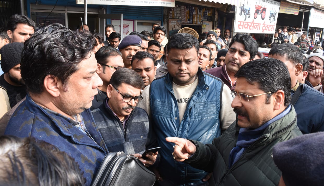 encrouchment plan stop after MLA intruption