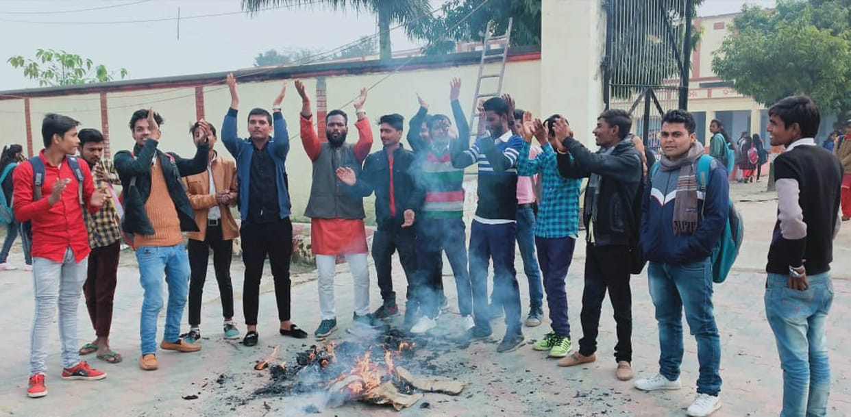 agitation against jnu issue