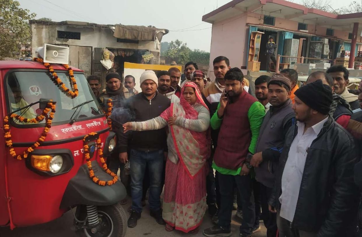 Five vehicles inaugurated for carrying garbage