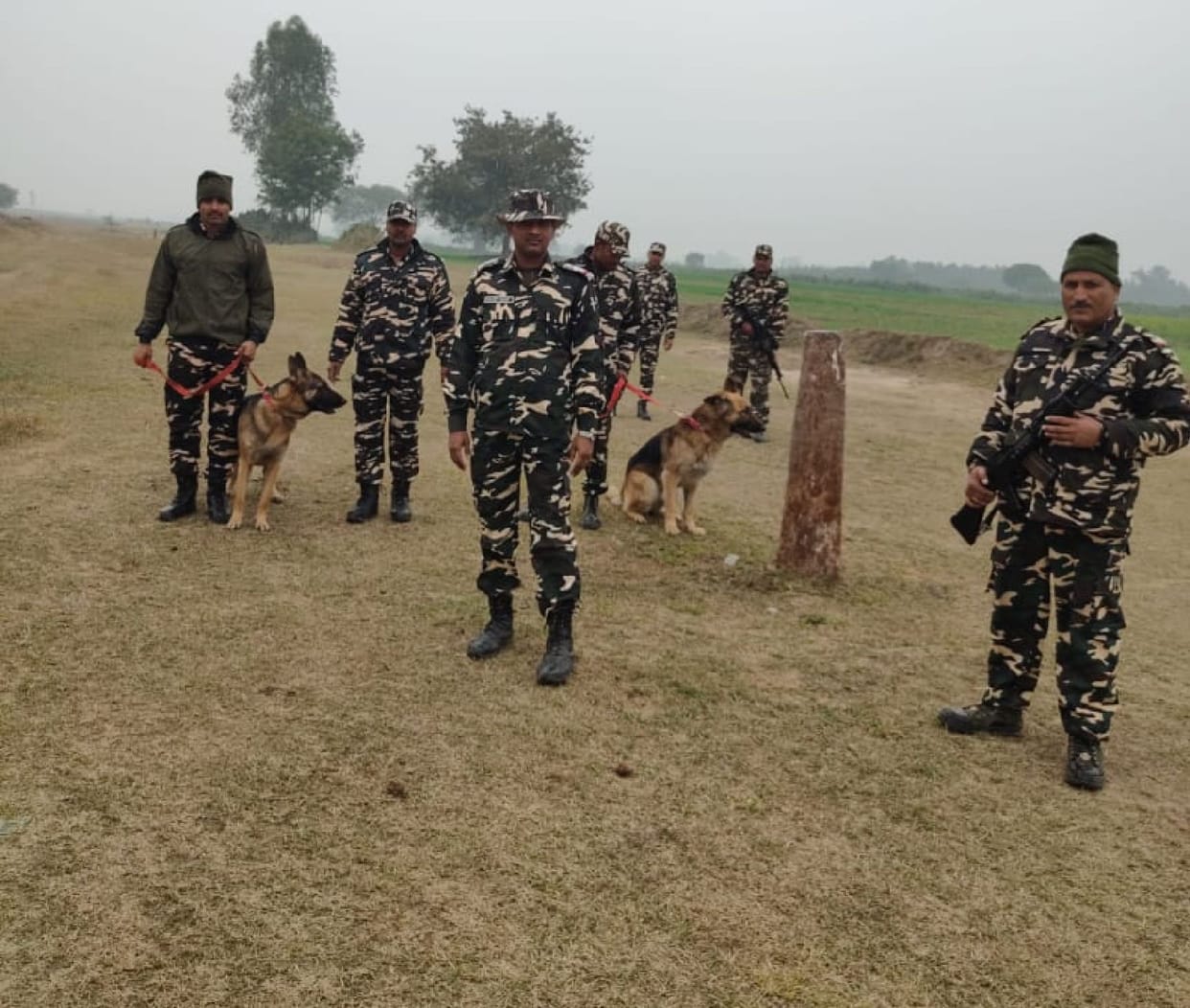 SSB jawans patrol villages adjacent to forest after alert