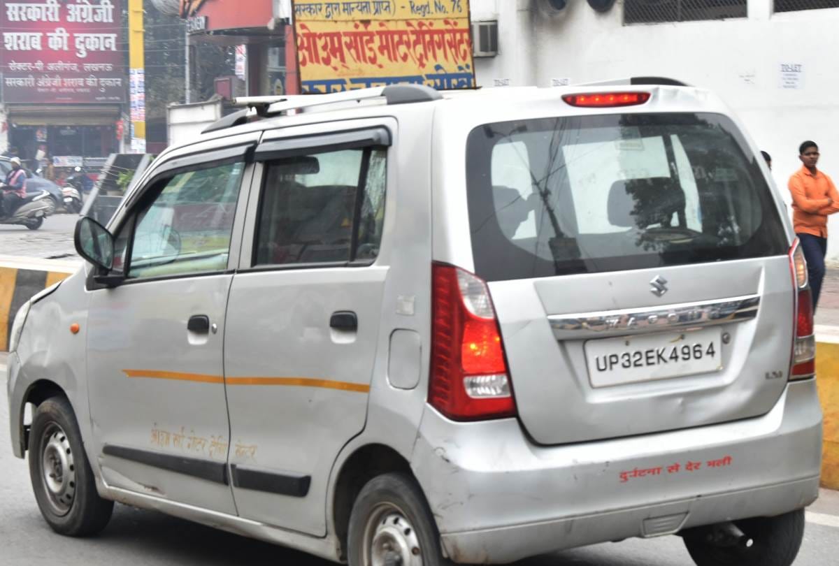 driving schools are not following the traffic rules in lucknow