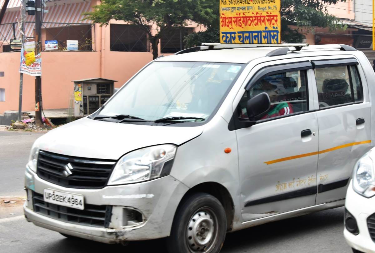 driving schools are not following the traffic rules in lucknow