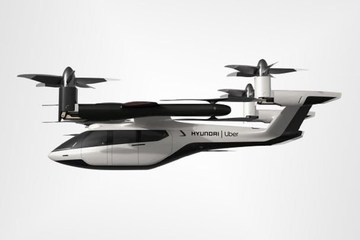 personal air vehicle Hyundai partnership with uber elevate to make flying electric air taxi