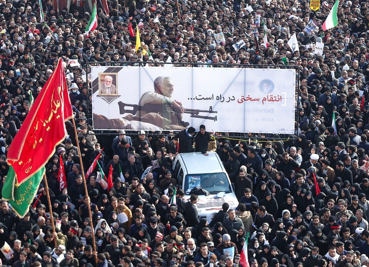 Mourners dead in stampede at Iran general's qassim sulemani funeral