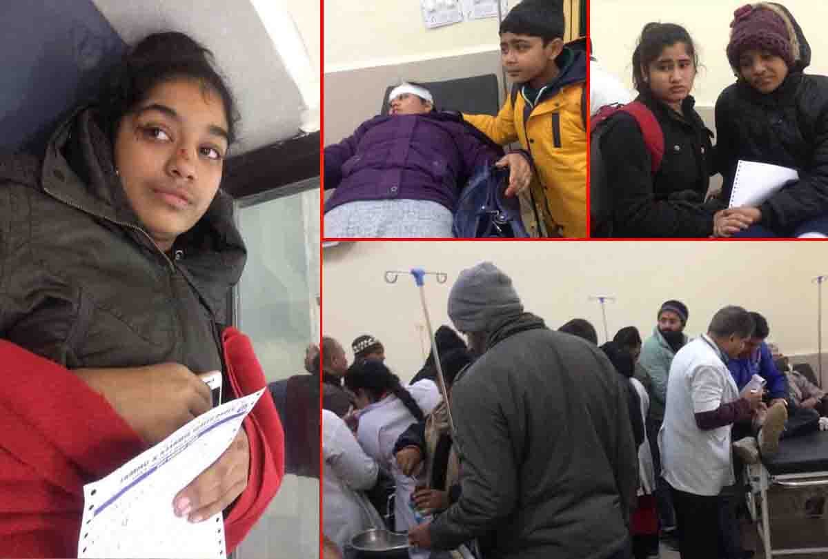 two mini bus Collision in reasi jammu kashmir, mata vaishno devi pilgrims injured