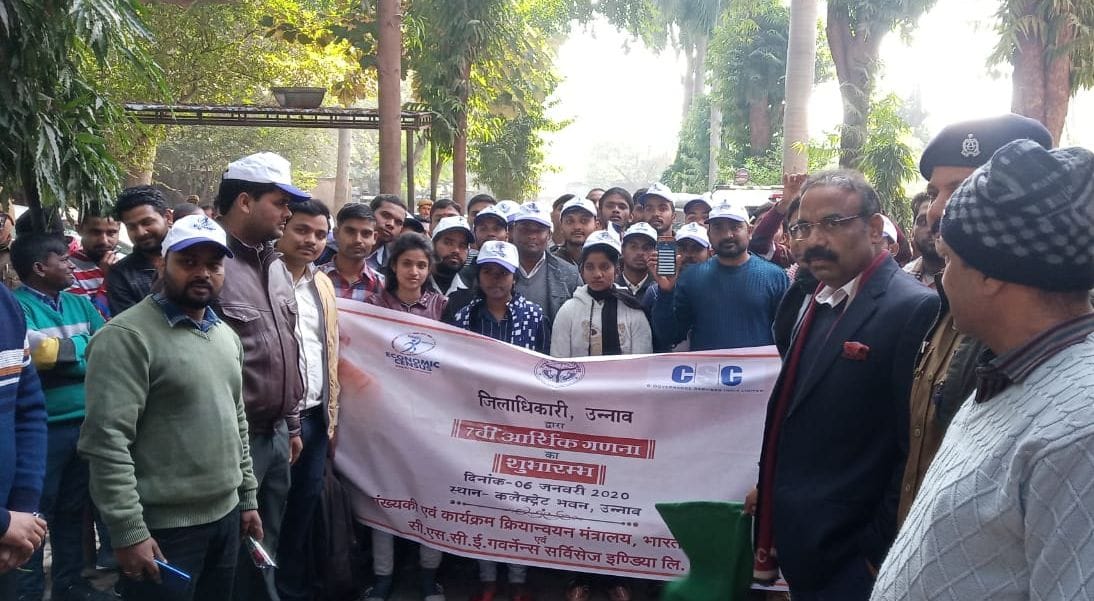 Flag off to enumerators