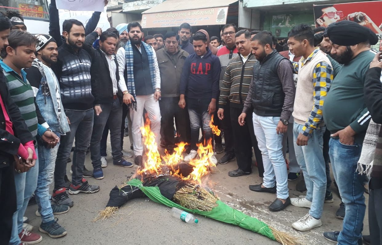 Muzaffarnagar: Bajrang Dal burnt effigy