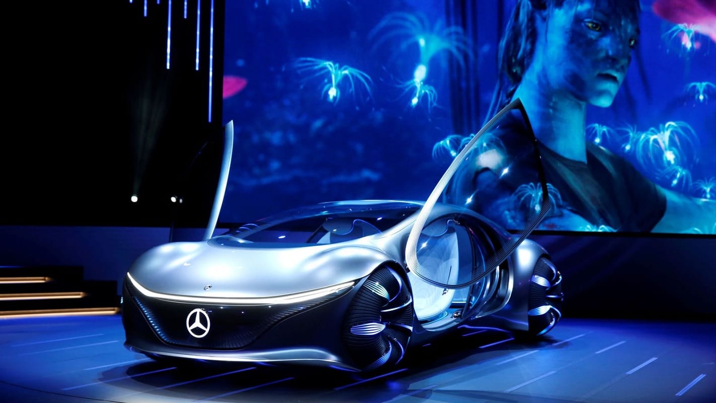 mercedes-benz concept car ces 2020 mercedes benz vision avtr concept car mercedes benz ces 2020