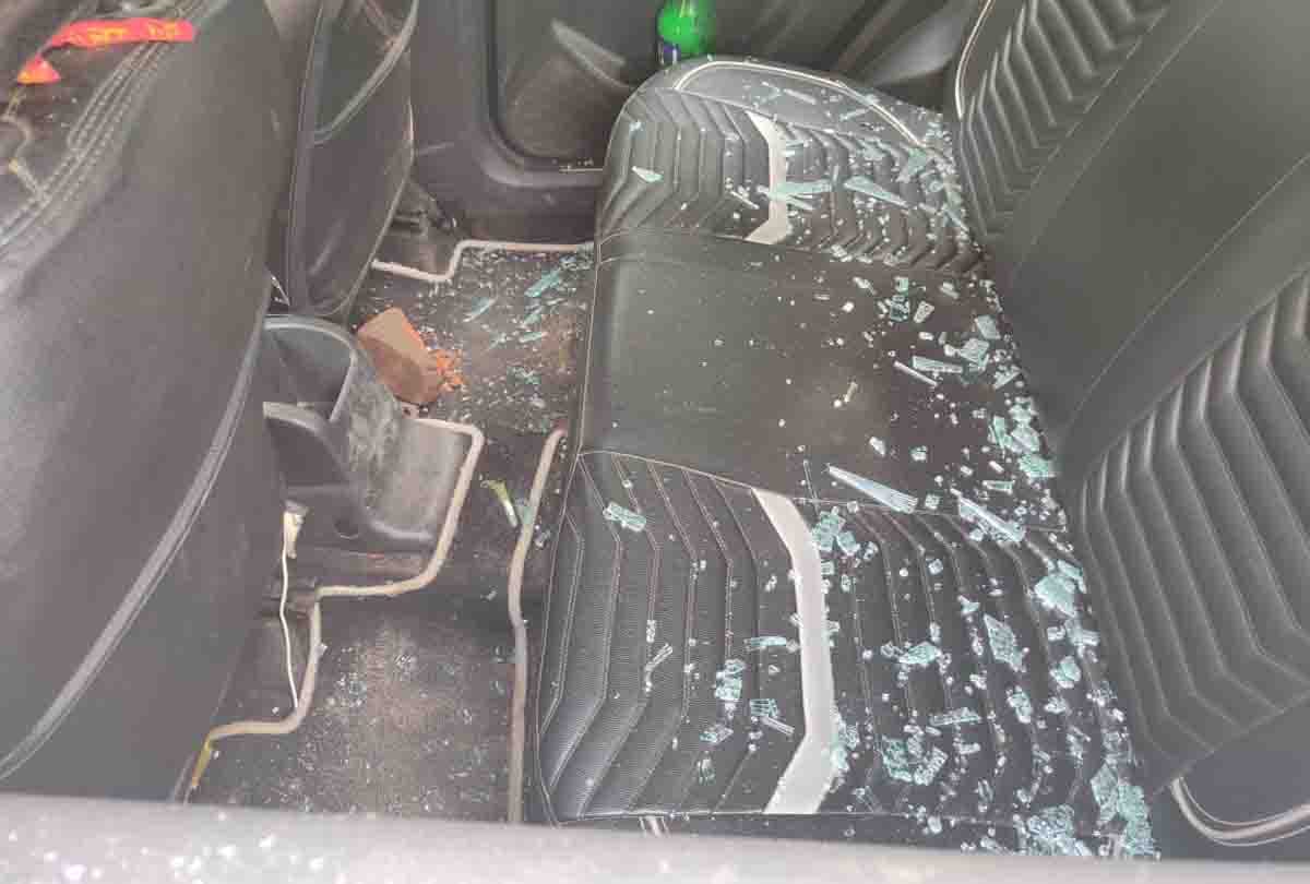 Two cars vandalized in Gujarat and Haryana