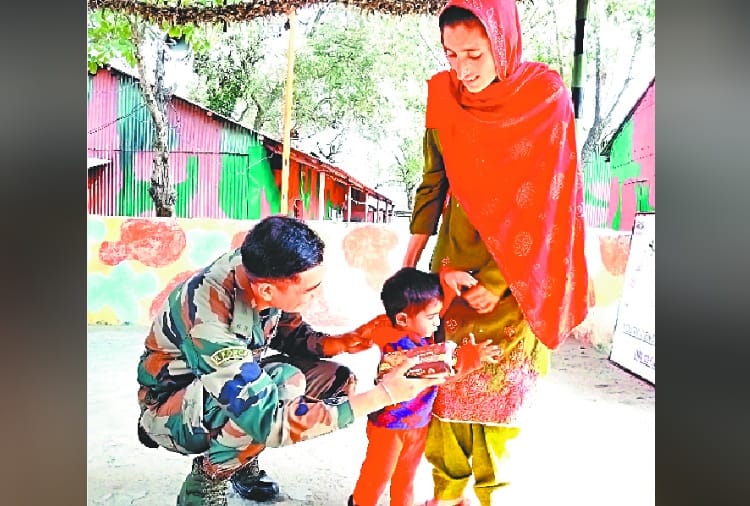 Indian Army Wing Romeo Force Working for Happiness of Jammu Kashmir Childrens