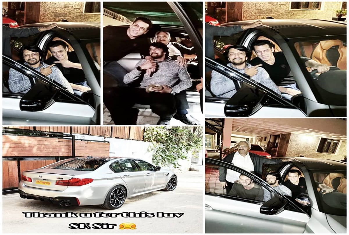 salman khan gifts luxury car to katrina kaif from kiccha sudeep