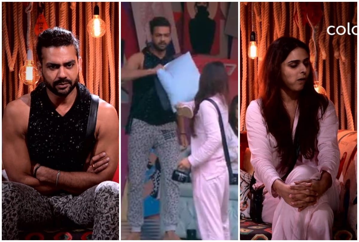 Bigg Boss 13 Madhurima Tuli hit Vishal Aditya Singh with chappal ugly spat