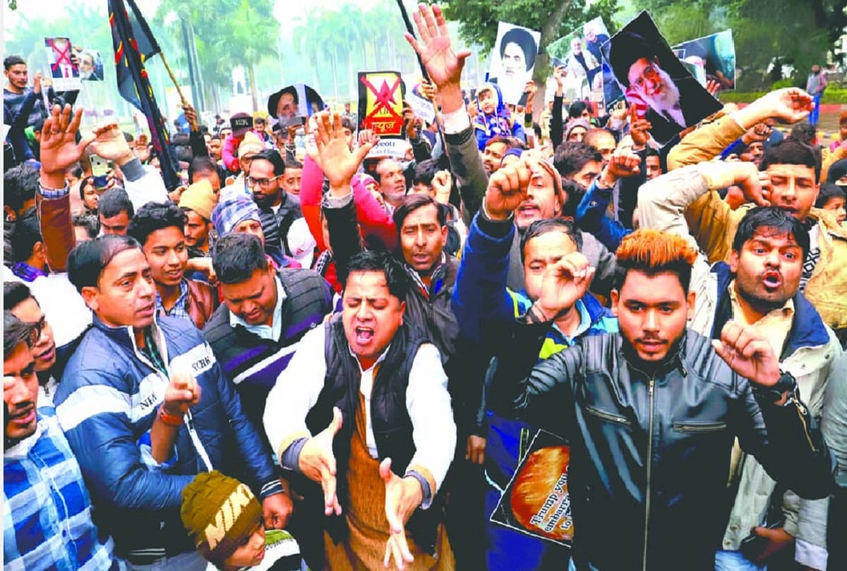 protest on amercian embassey