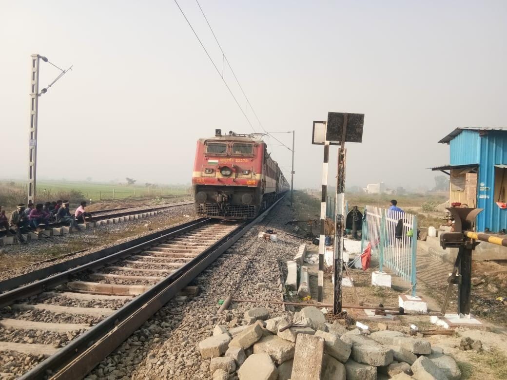 Two Anna cattle died after being trapped in train engine