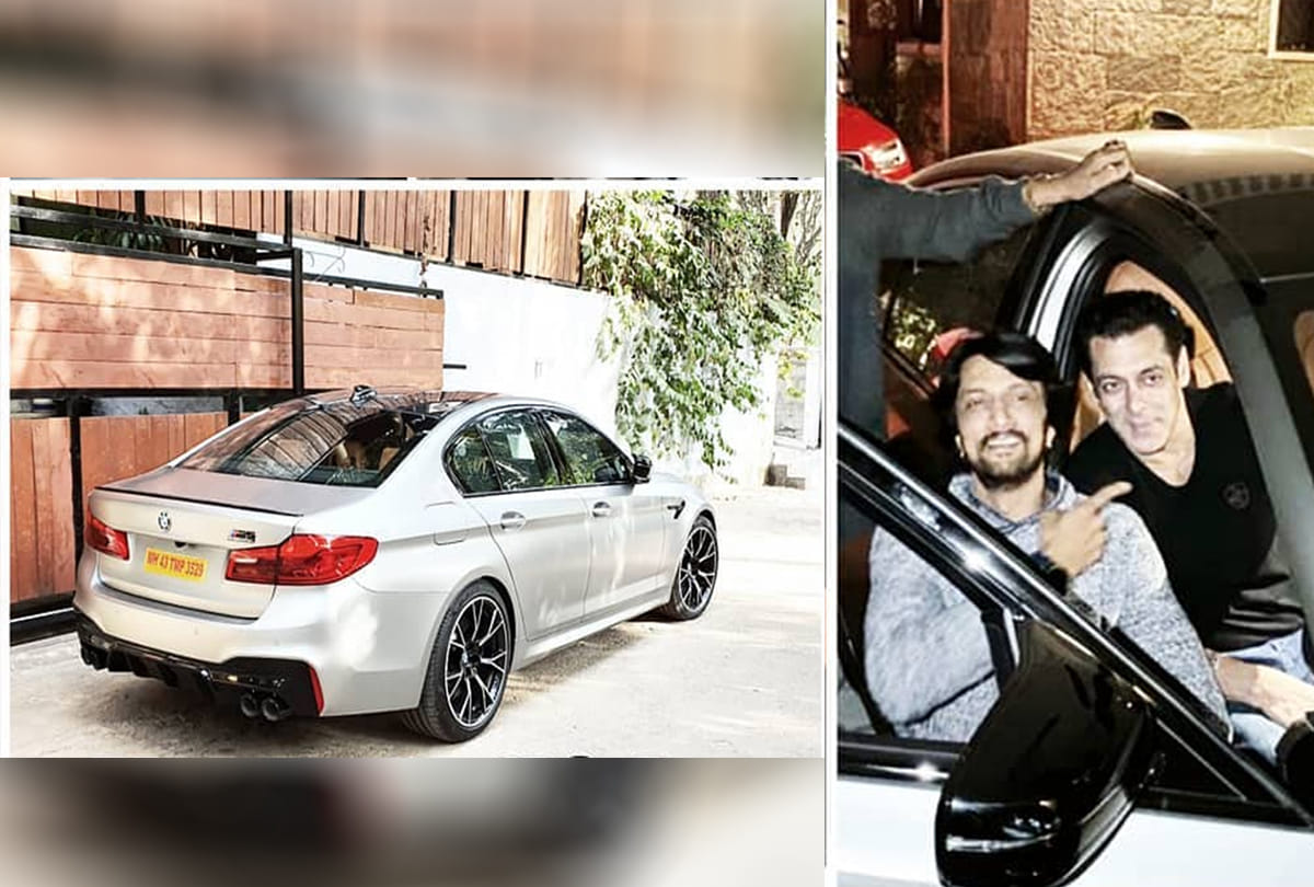 Salman Khan gifts Dabangg 3 co-actor Kichcha Sudeep BMW M5 bmw m5 competition price in india