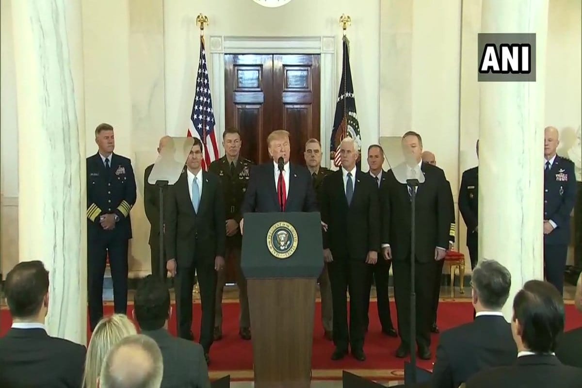 US Iran Tension: Donald Trump addresses after Iran missile attack on US army base