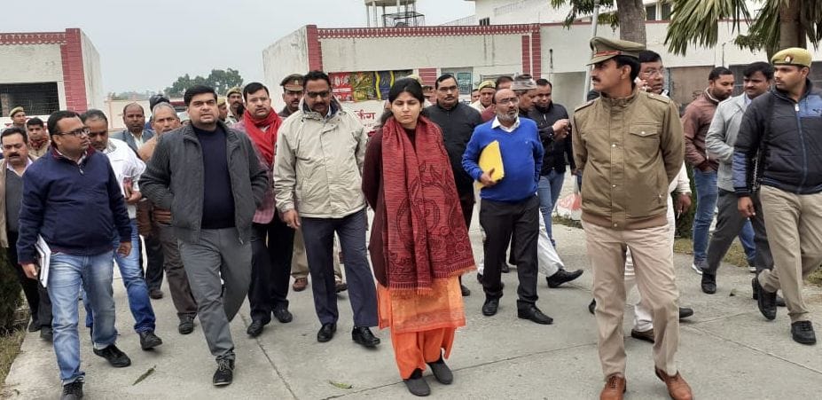 inspection to hastinapur for chief minister tour