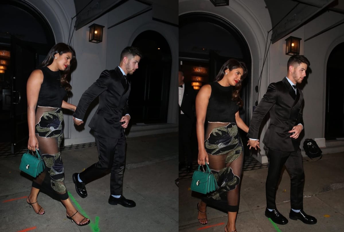 priyanka chopra avoided oops moment with green bag which cost approx one lakh sixty thousand