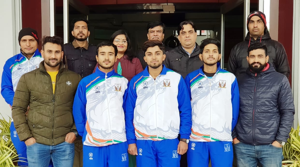 Sriram College's handball players honored